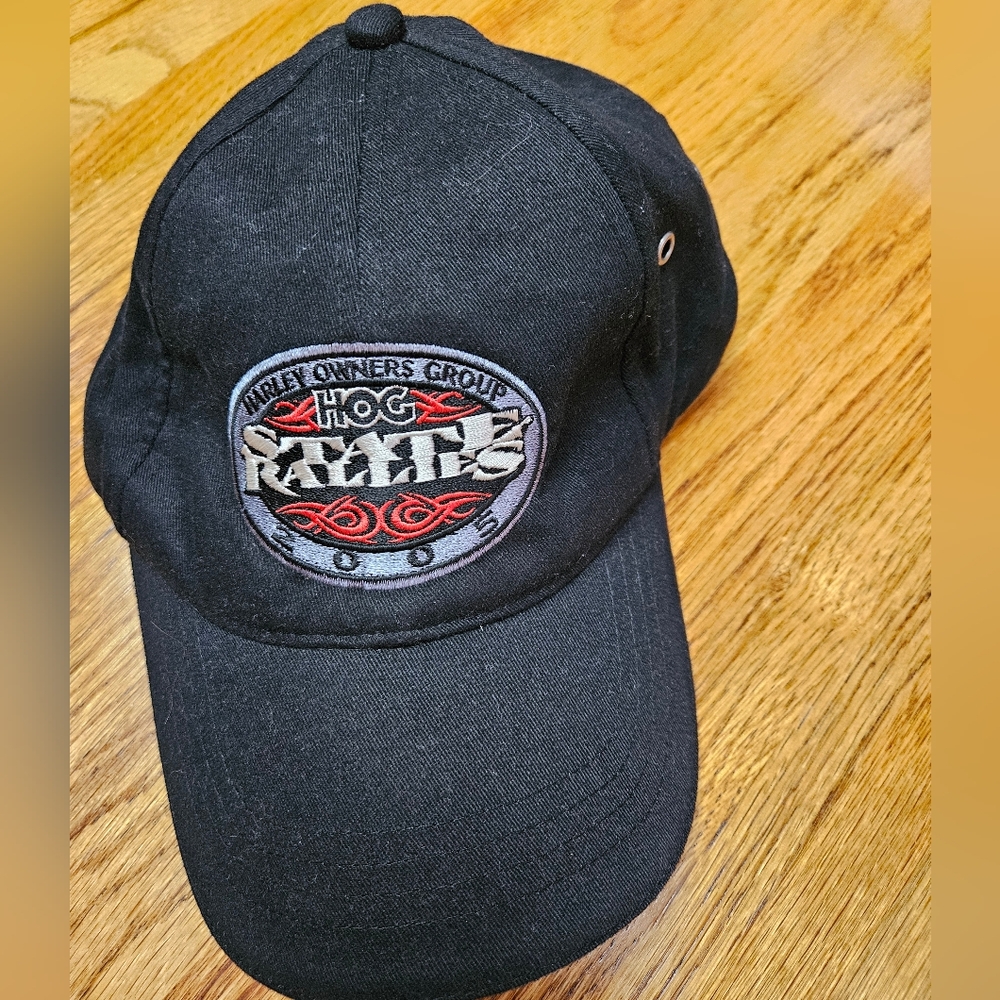 HOG Rally 2005 Snowshoe Black Embroidered Cap